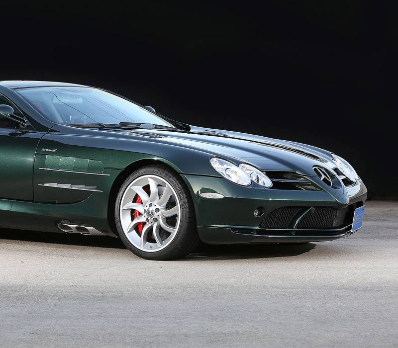 【レア】ミニッツボディ メルセデスベンツSLR マクラーレン シルバー 京商 - 京商 1/64 メルセデスベンツ SLR マクラーレン シルバー